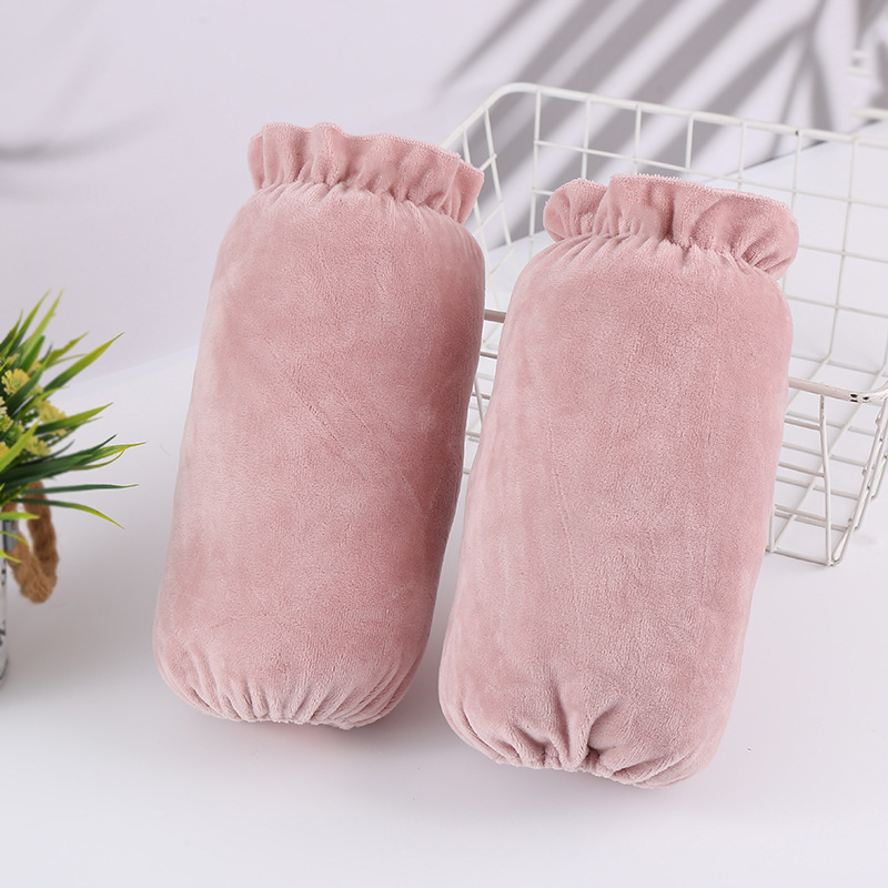 Lace Household Sleeves Women's Autumn and Winter Mid-length Solid Color Office Down Jacket Sleeves Work Anti-dirty Sleeves