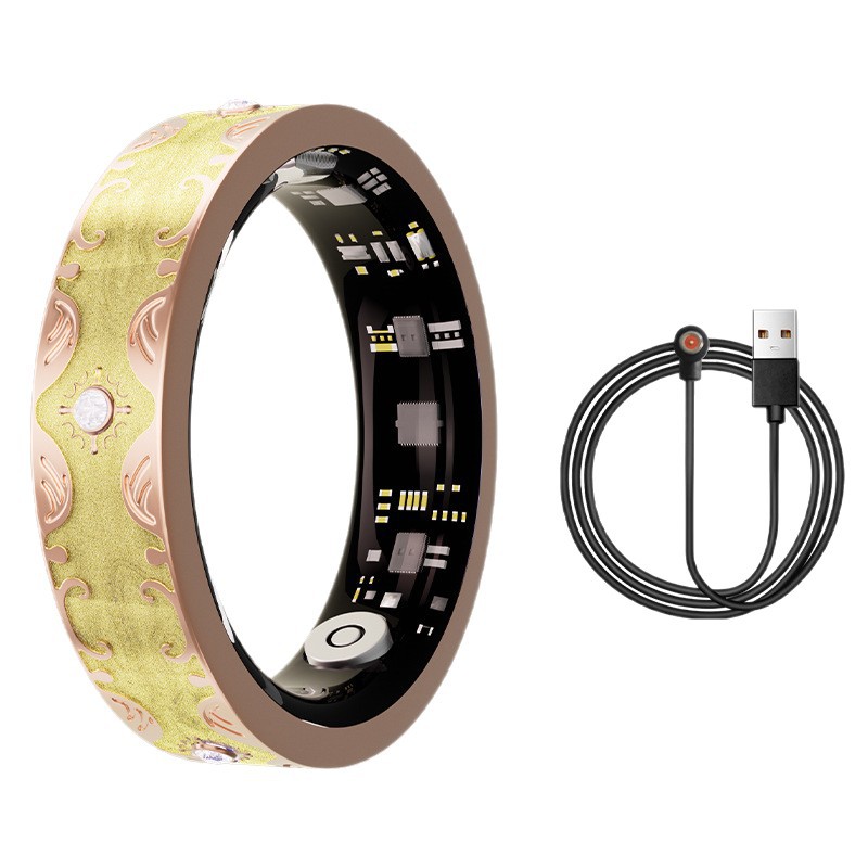 Cross-Border V10 Narrow Smart Ring Heart Rate Blood Oxygen Sleep Health Monitoring Sports Pedometer Waterproof Multiple Modes