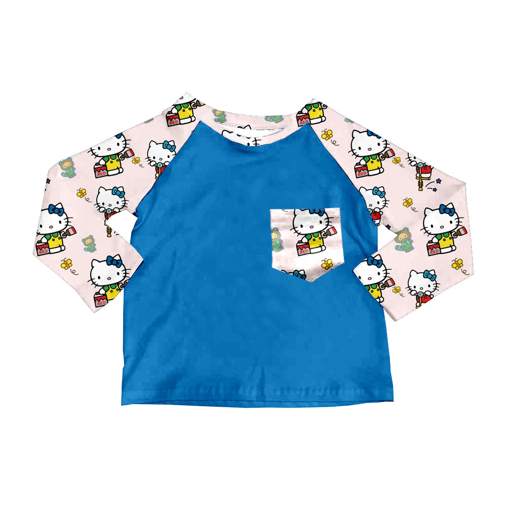 Boutique Foreign Trade Children's Clothing Printed Children's Cute Creative Custom Autumn Long Sleeves