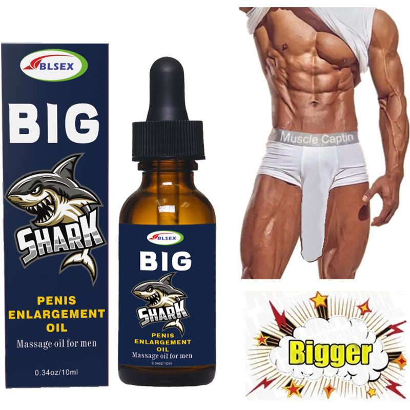 BLSEX Men's Shark Private Parts Jinneng Maintenance Massage Essential Oil 10ml Exercise External Care Essential Oil Foreign Trade