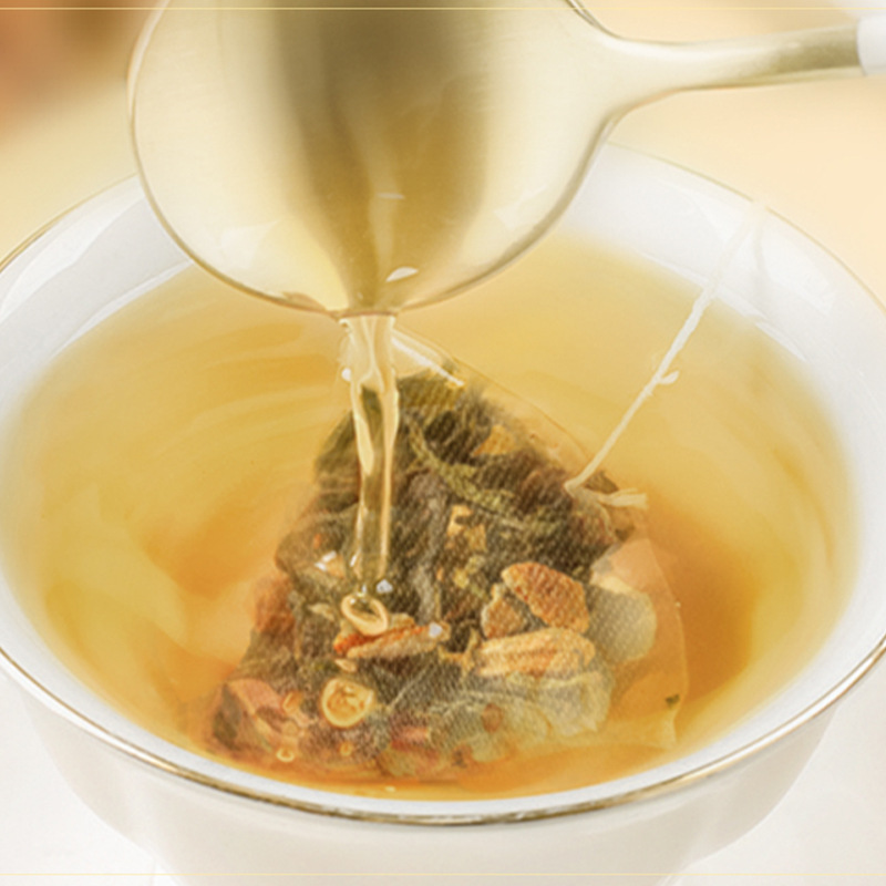 Peach Oolong Tea Triangular Bag Tieguanyin Tea Bag Herbal Fruit Tea White Peach Oolong Tea Spot Wholesale