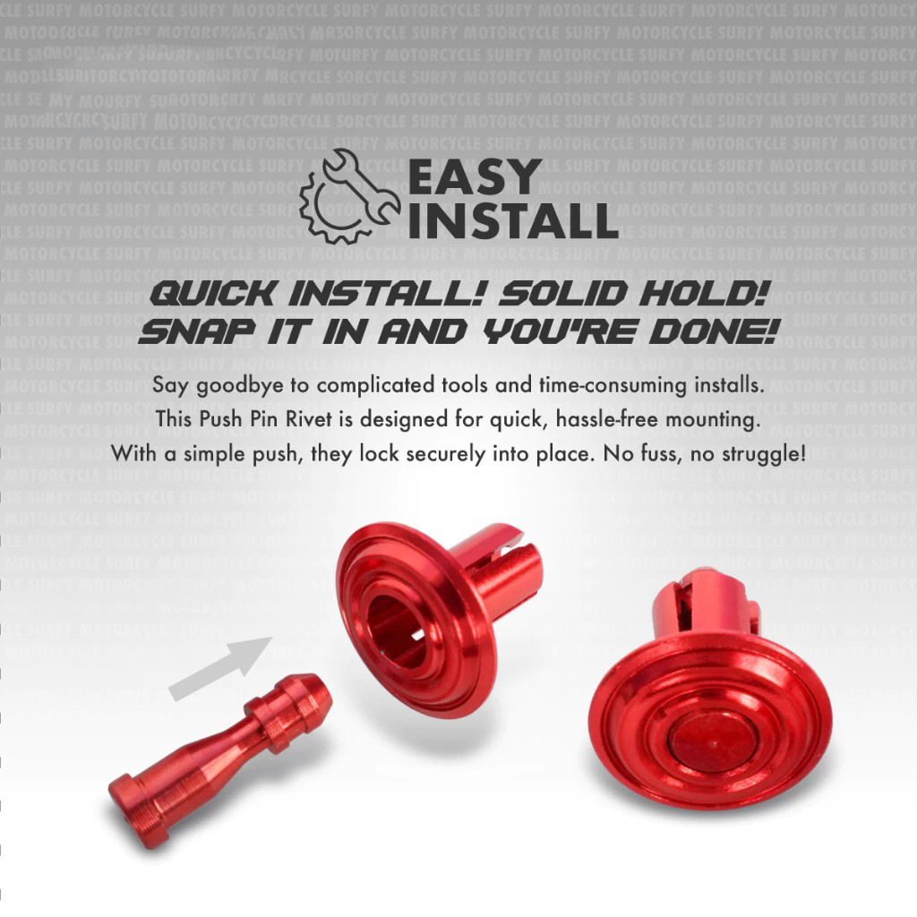 Wholesale In-Stock Motorcycle Modification Rivets, Aluminum Alloy Colored Frame and Body Modification Rivet Screws