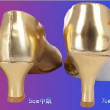 Latin dance shoes adult women's soft bottom high heel dancing shoes adult mid heel Latin dance shoes social dance shoes