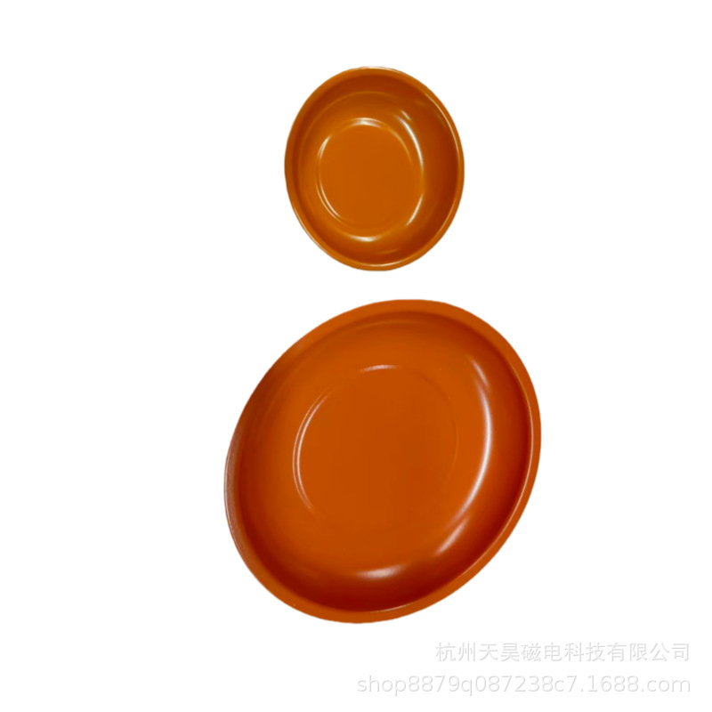 Оранжевая круглая магнитная чаша 3 дюйма и 6 дюймов с двойным всасыванием сверху и снизу для ремонта и обслуживания в магазине 4S, отвертка