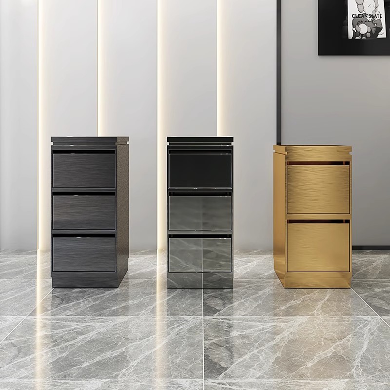 Barber Shop Tool Cabinet Hair Salon Stainless Steel Storage Cabinet Hairdressing Tool Cabinet Multi-Layer Hair Cutting Tool Cart Wholesale