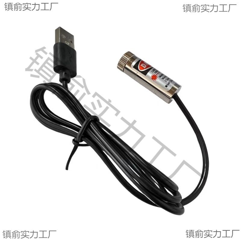 USB connector laser module 12mm5mw red laser head 650nm industrial positioning laser lamp adjustable focus