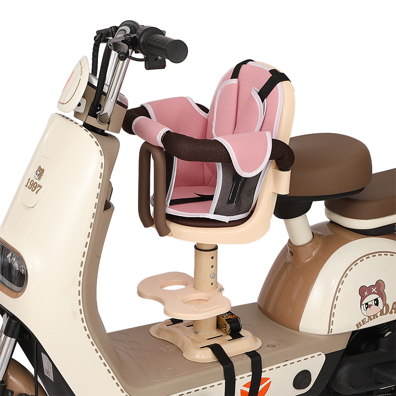 Safety seat baby electric motorcycle child seat chair front battery car scooter safety seat front seat