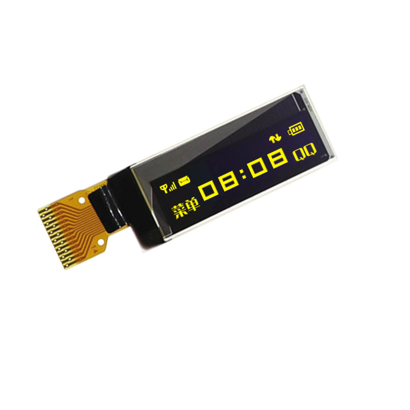 0.91-inch OLED display SSD1306 monochrome 12832 dot matrix SPI LCD oled screen 14p smart bracelet