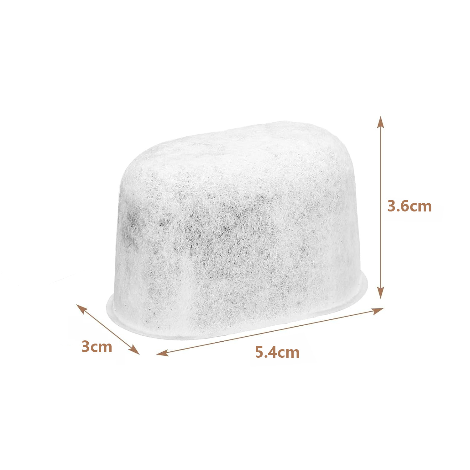 Фильтр для кофе Keurig из неwoven кокосового угля, активированный уголь, Breville Bwf100, экологически чистый, без бумаги