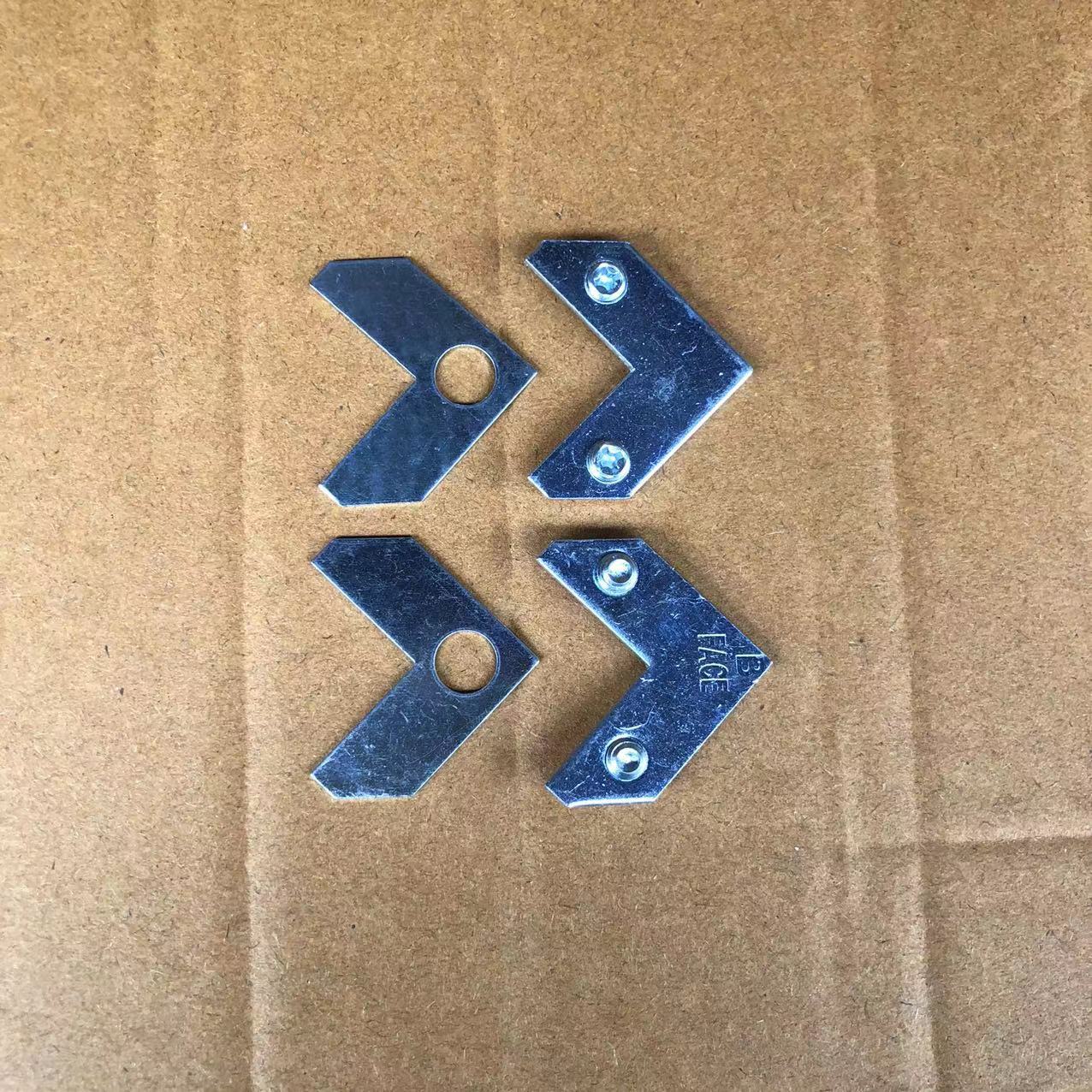 Уголок для фоторамки из алюминиевого сплава, утолщенный с винтами