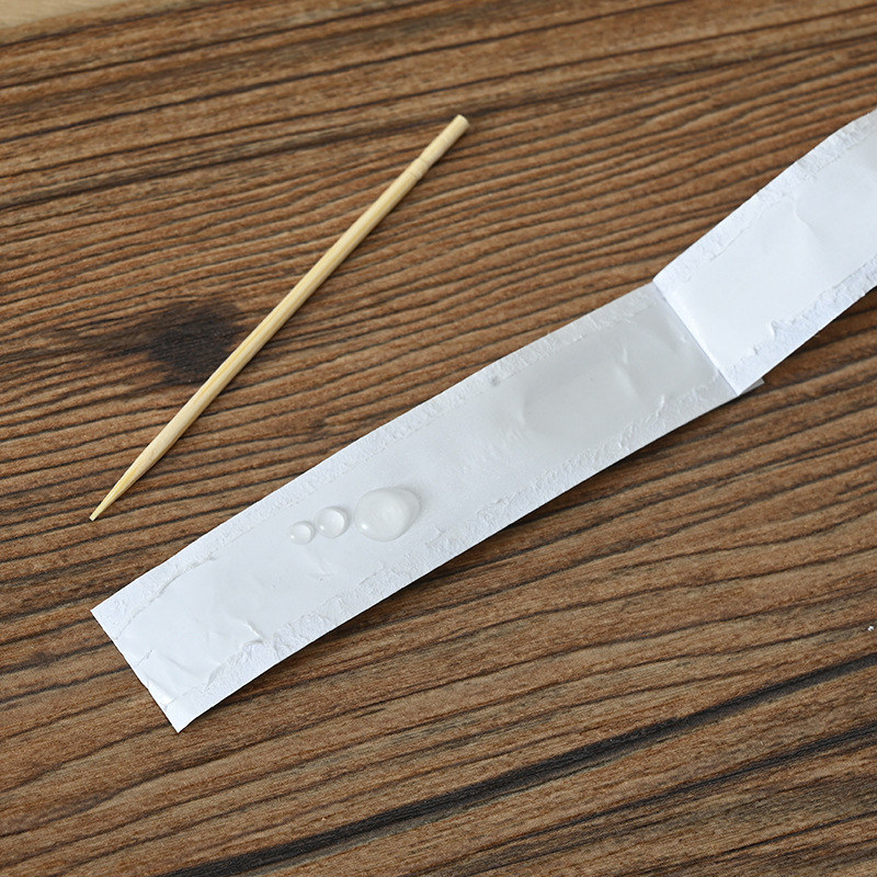 Disposable advertising toothpick wholesale independent packaging toothpick custom printed logo floss stick Bamboo toothpick custom