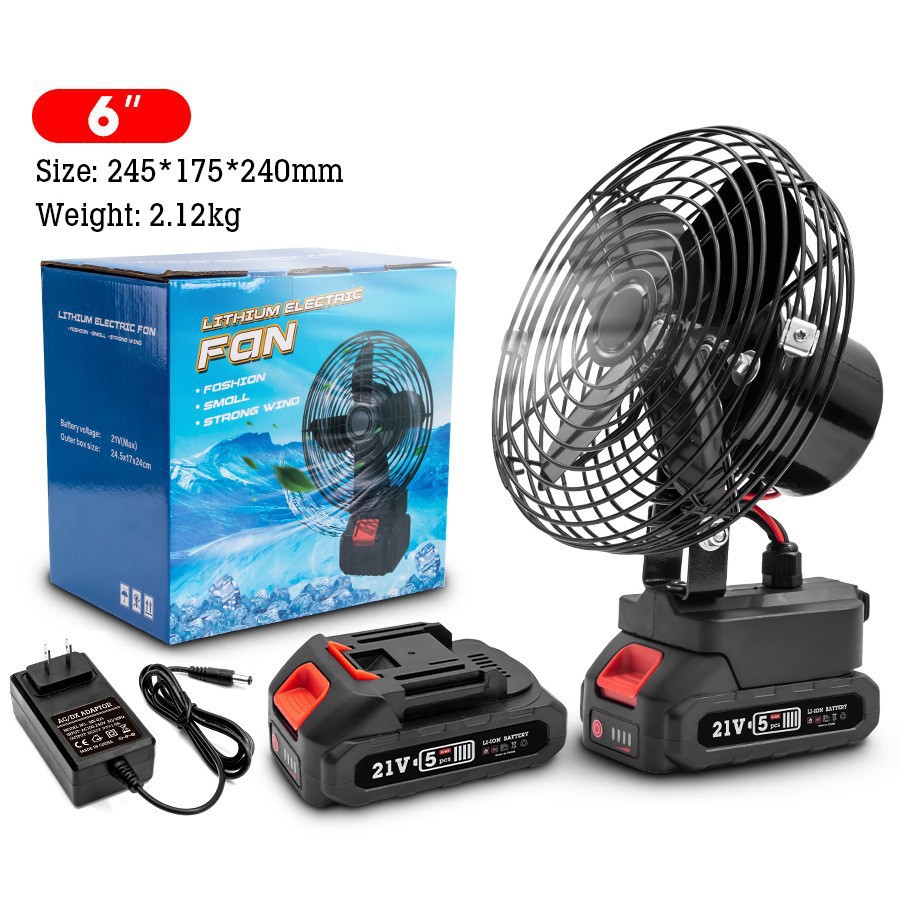 Wholesale Rechargeable Lithium Electric Fan Household Small Desktop Desk Fan Portable Outdoor Dormitory Camping Fan