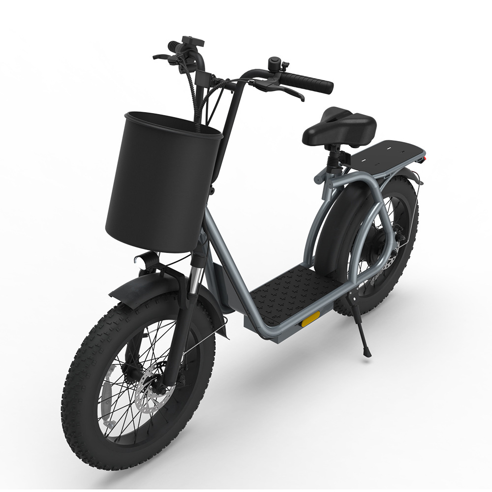 20inch Cross-Border Hot Product Export Electric Scooter Wide Tire Electric Bicycle Long Range Takeaway Vehicle