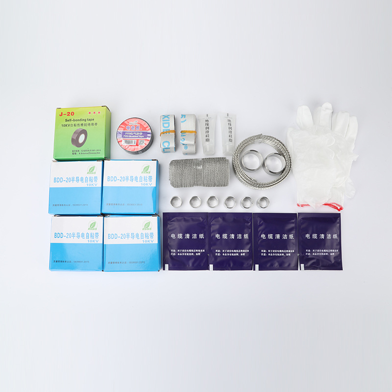 10KV Heat Shrinkable Cable Intermediate Joint JSY-10 High Voltage Heat Shrinkable Three Single Core Cable Intermediate Joint Straight Pipe