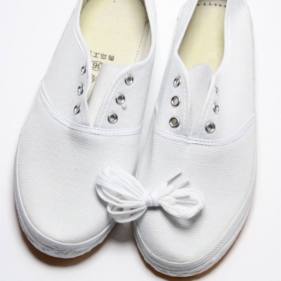 Shandong Dabai Net Shoes Sports Canvas White Sneakers White Shixuan Shoes Wholesale