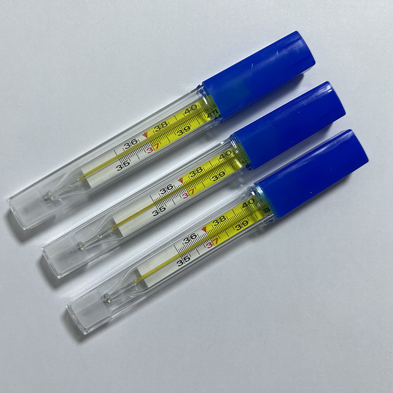 Haishi Hainuo Glass Thermometer Mercury Thermometer Internal Standard Armpit Type Large Scale Thermometer