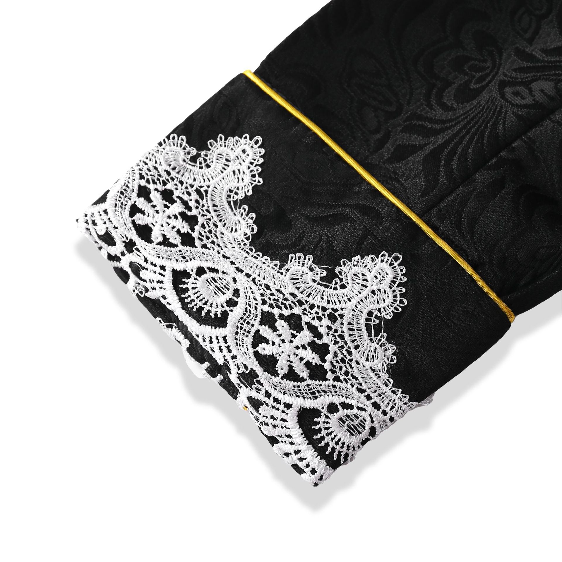 Men's Steampunk Medieval Tail Coat, Gothic Victorian Dress Coat Uniform with Lace