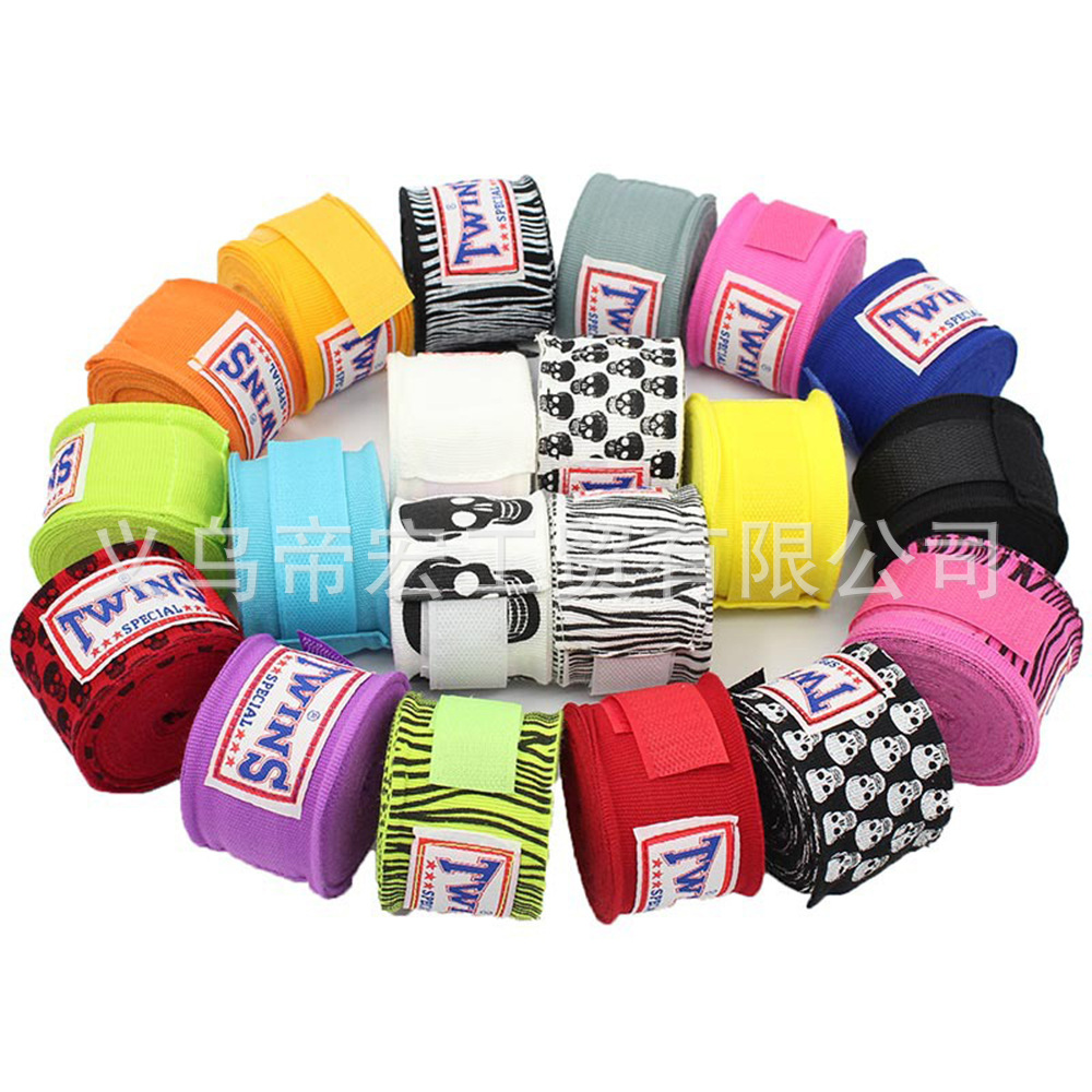 Twins Boxing Bandage Sports Sweat-Absorbent Hand Straps Hand Wraps Boxing Straps Sanda Hand Guards Hand Wraps
