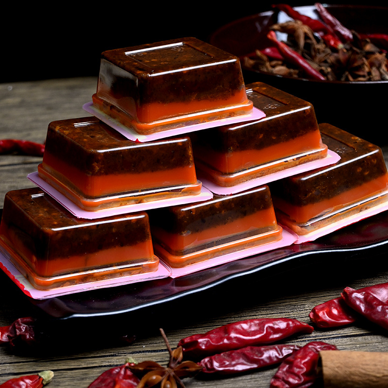 Authentic Chongqing Hot Pot Base Small Package 50g Spicy Dry Pot Hot Pot Base Cold Pot Skewers Seasoning Wholesale