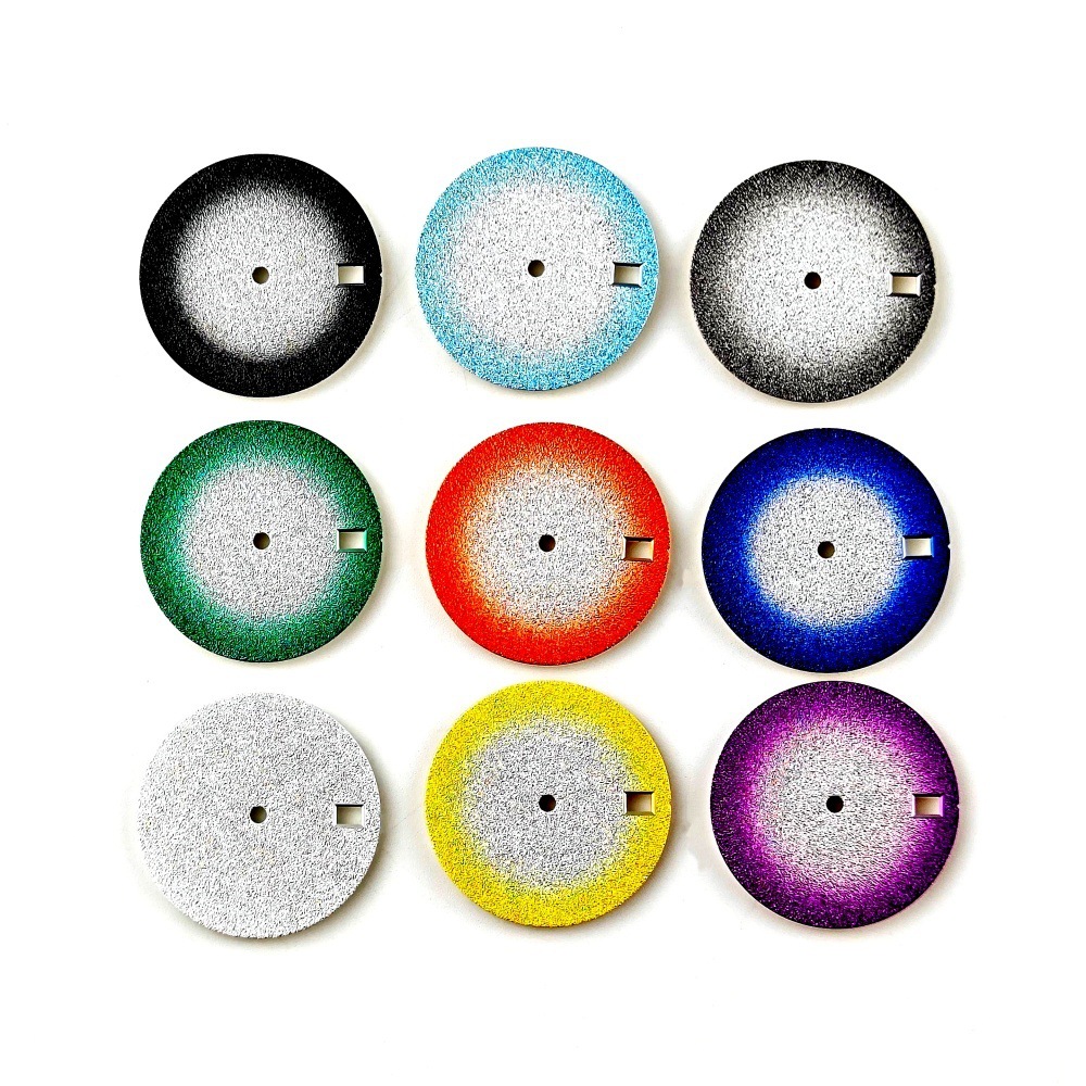 Циферблат NH35 DIY песочный золотой узор механическая модификация NH34/2815/2824 аксессуары размер 28.5