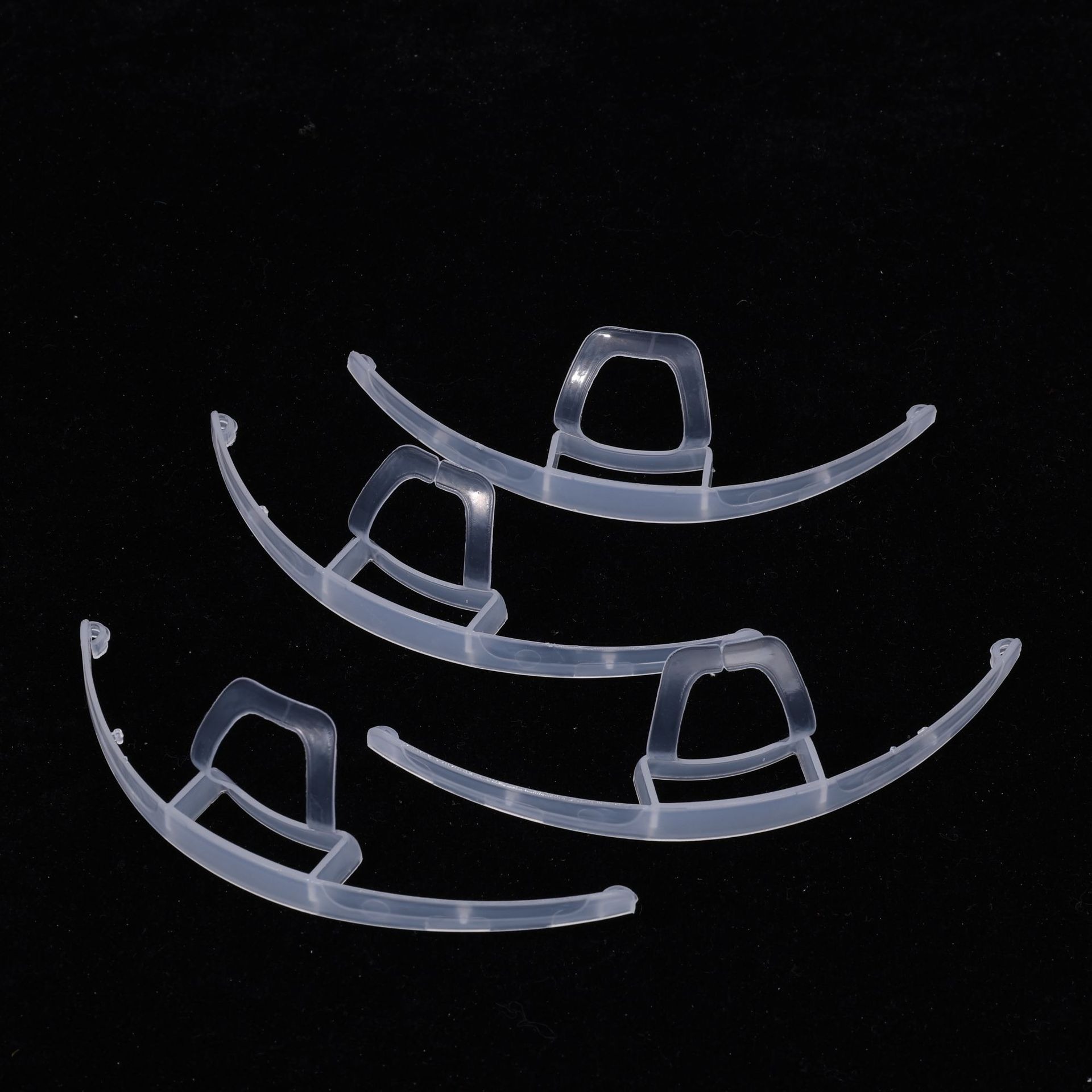 Прозрачный держатель маски против слюны для столовой, аксессуары, оптовая продажа прозрачной пластиковой защитной маски