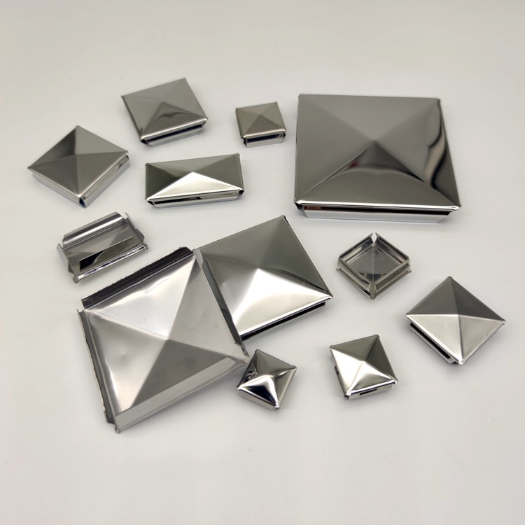 Stainless Steel Square Tube Plug Cap, Square Hole Plug, No-Welding Pipe Plug, Square Star Cap, Square Tube Fittings