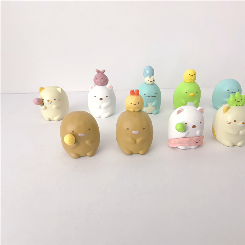 Bulk 2-3cm Corner Creature Series Cute Ornaments Corner Animal House Doll Ornaments Toys