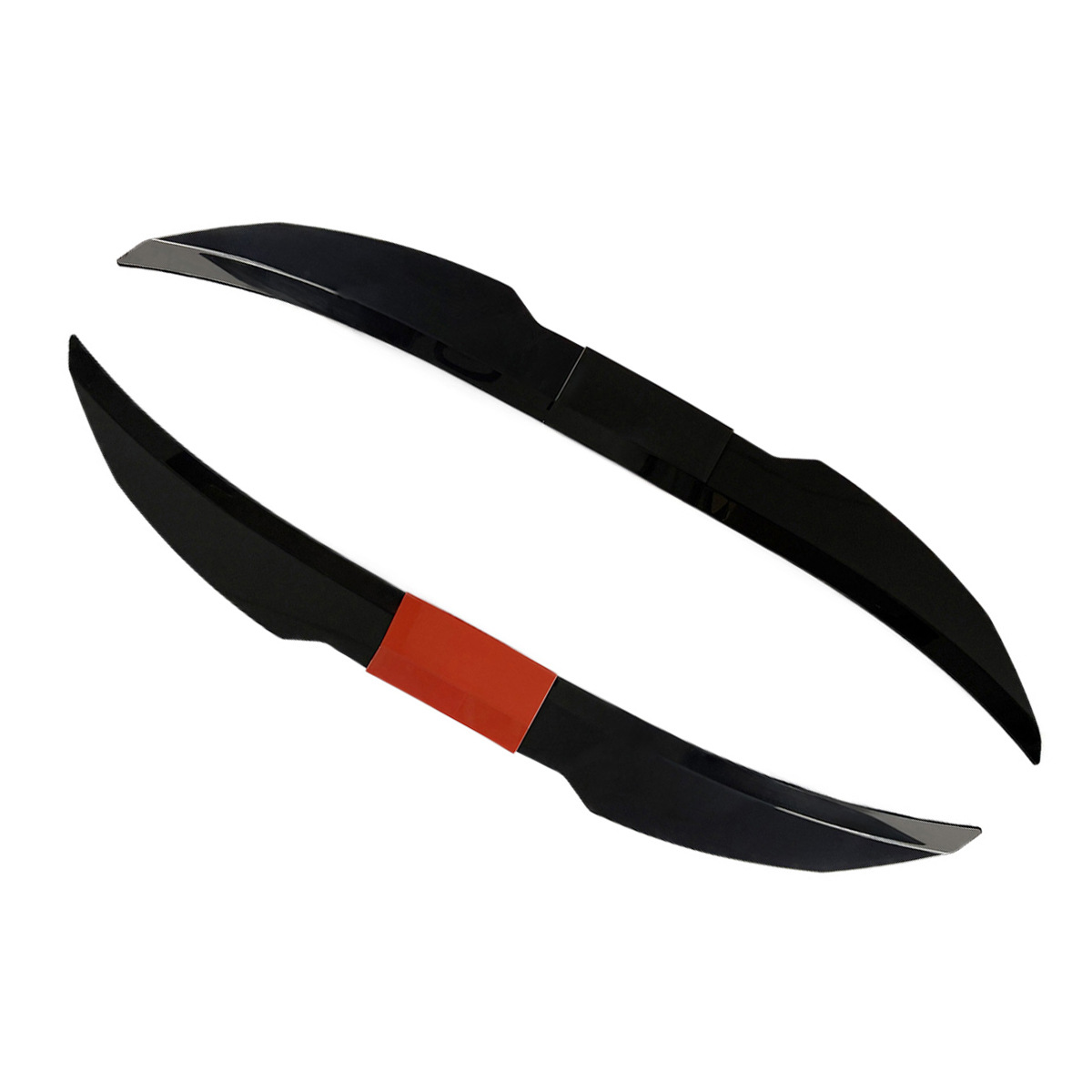 Universal Car Trunk Spoiler Modification No-Drill V-Shaped Rear Wing Car Roof Center Wing Abs Blade Style Rear Wing