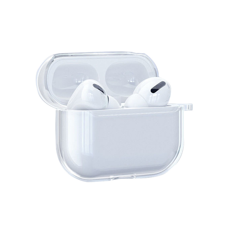 Suitable for AirPods Bluetooth Apple Headphone Protective Cover Transparent High-Transparency Soft Shell Pro Headphone Shell Protective Case Soft Glue