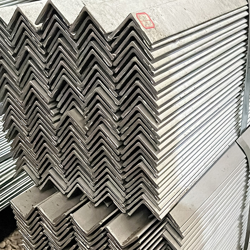 Manufacturer Wholesale Q235B Galvanized Angle Steel 40*40*4 Hot-Rolled Equal Angle Steel 5× 50k Can Punch Triangle Iron