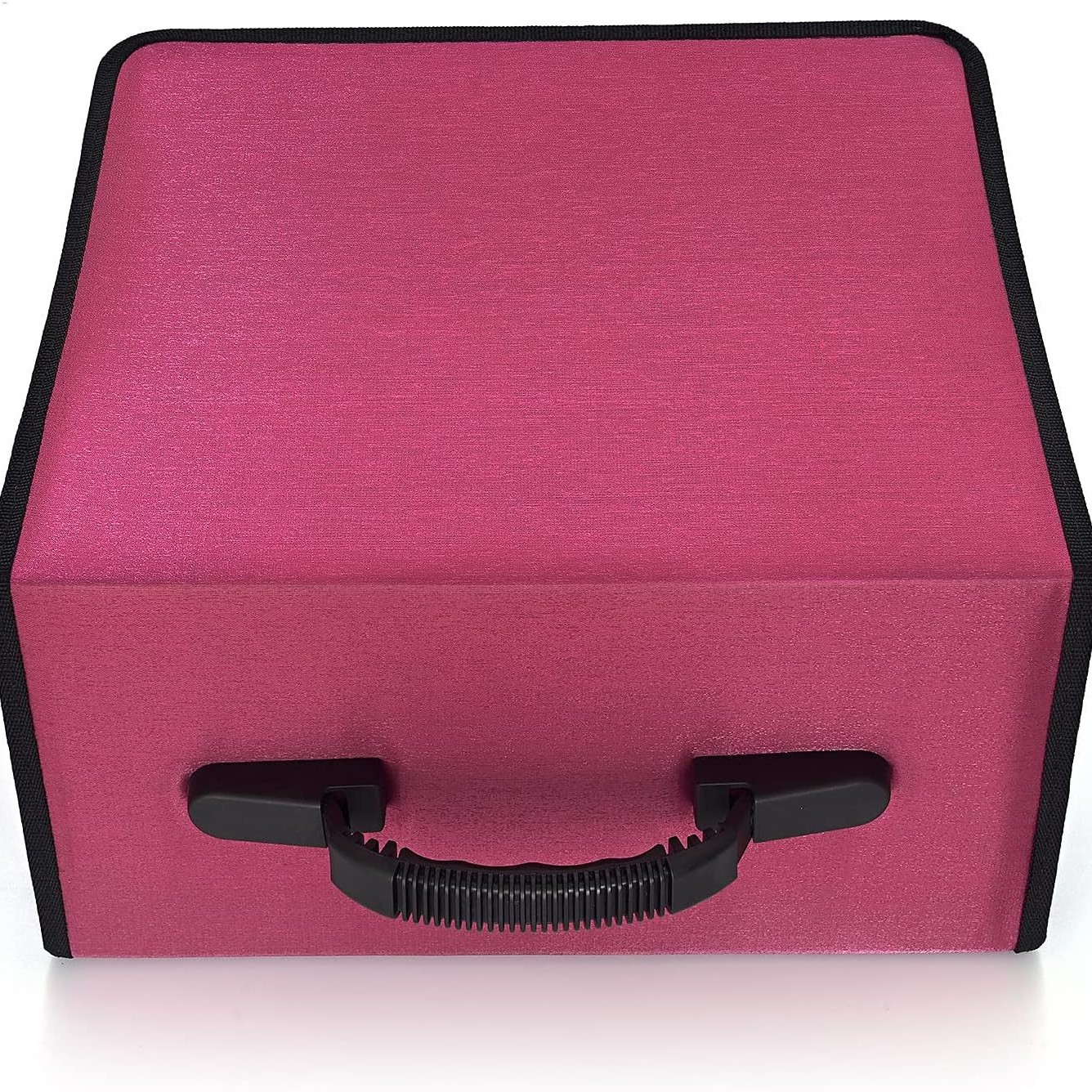 In-Stock Cd Case Large Capacity Cd Storage Box 400 Discs Car Portable Dvd Case Dustproof Glitter Cloth Cross-Border