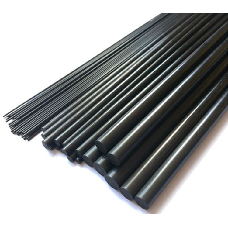 Factory Lightweight Carbon Fiber Rod Wear-Resistant Carbon Rod with High Strength and Squeezing Solid Length That Can Be Cut and High Strength