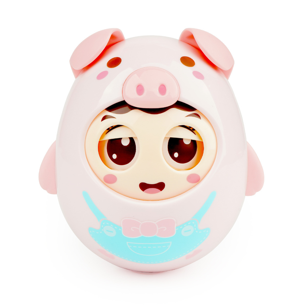 Baby Tumbler Toy 0-3 Years Old Infant Baby Hand Ball Soothing Rattle Kidsren's Early Education Educational Toy