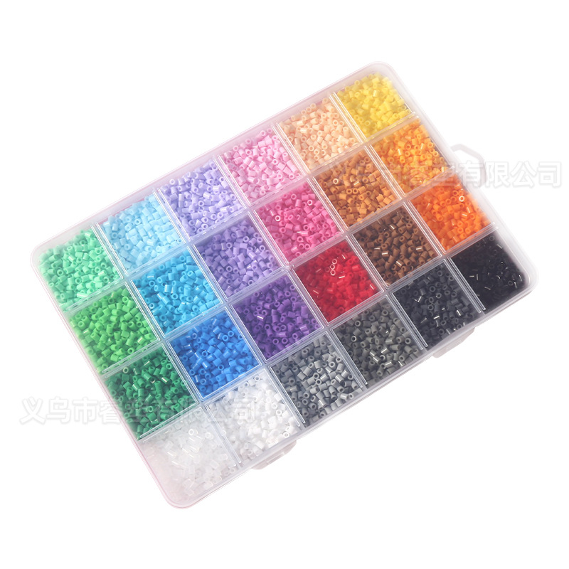 Source Manufacturer 96-Color Bean Handmade DIY Material Package Full Set of Fusion Bean Set Bean Tool Gift Package Wholesale