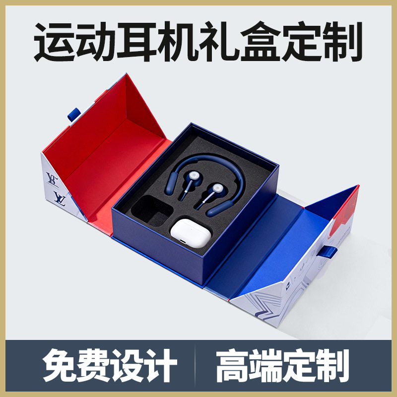Наушники с ободком, спортивные наушники на шее, жесткая коробка, крышка для потолка, легкие Bluetooth наушники, стильная упаковка с индивидуализацией