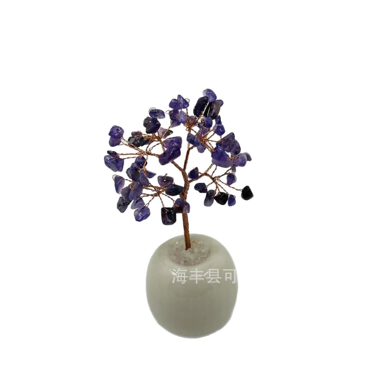 Crystal Tree Ornaments Office Desktop Fortune Tree Home Decoration Housewarming Gift Amethyst Tree