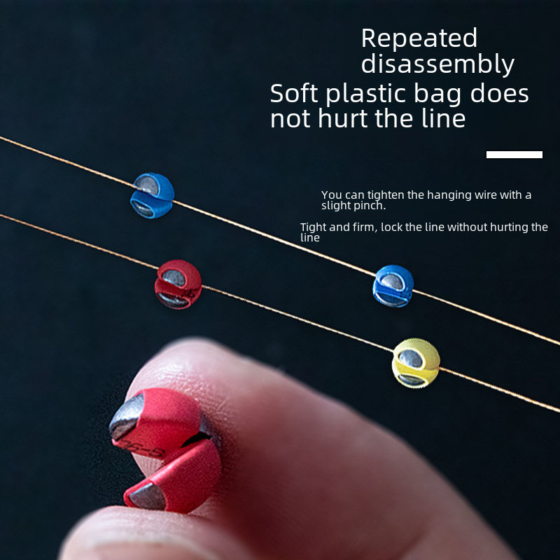Plastic coated bite lead with lead micro lead opening lead does not hurt line fishing lead pendant rock fishing raft fishing accessories tin pendant fishing gear supplies