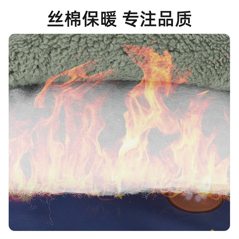 Winter fleece-lined electric car gloves thickened thermal battery motorcycle riding handle cover extra large windshield handle cover