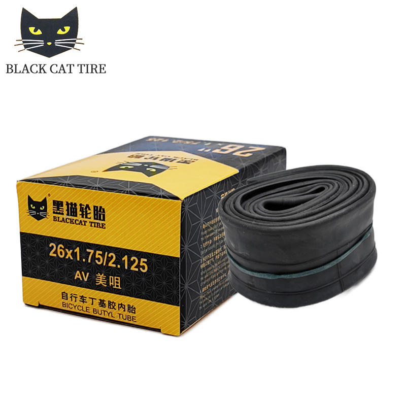 Black cat mountain bike tire 12 inch 16 inch 18 inch 20 inch 22 inch 24 inch 26 inch 27.5 inch butyl rubber inner tube