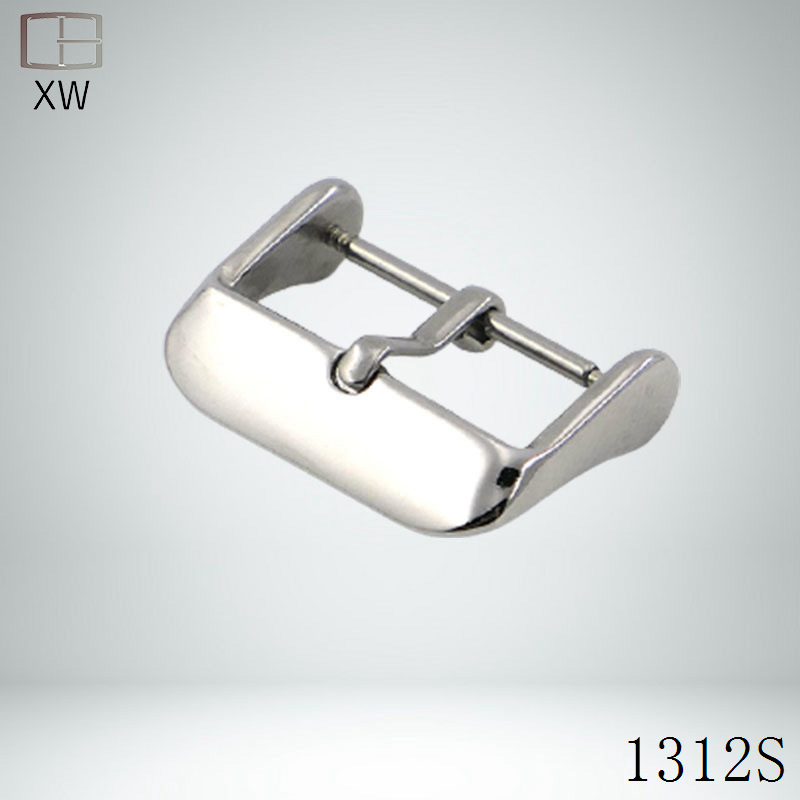 Оптовый производитель квадратной пряжки из нержавеющей стали 201/304, толщина 1.2 мм, полированная, подходит для силиконового ремешка часов