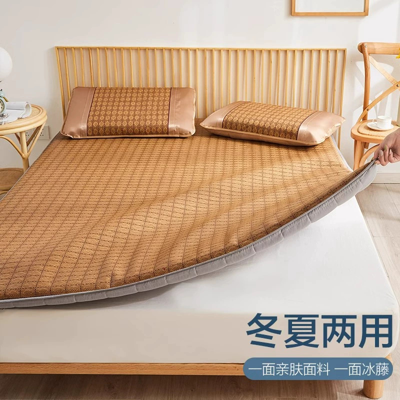 Tatami Summer Ice Silk Mat Mattress Soft Cushion Student Dormitory Single Winter and Summer Dual-Use Foldableing Thin Home