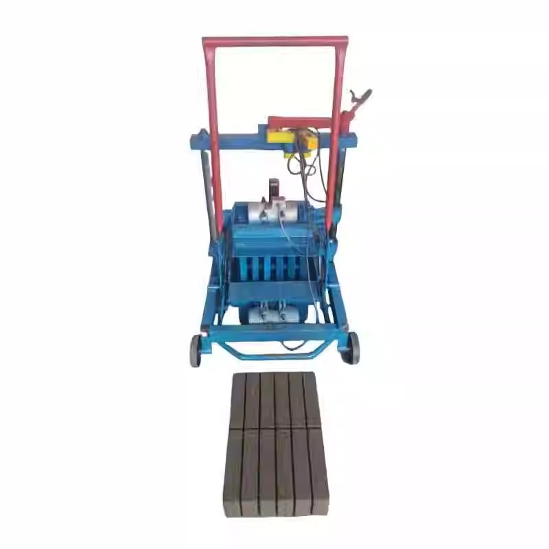 Mobile Brick Making Machine Solid Cement Standard Brick Sinter-Free Brick Press Machine Hollow Double Hole Brick Single-Phase Electric Household Equipment