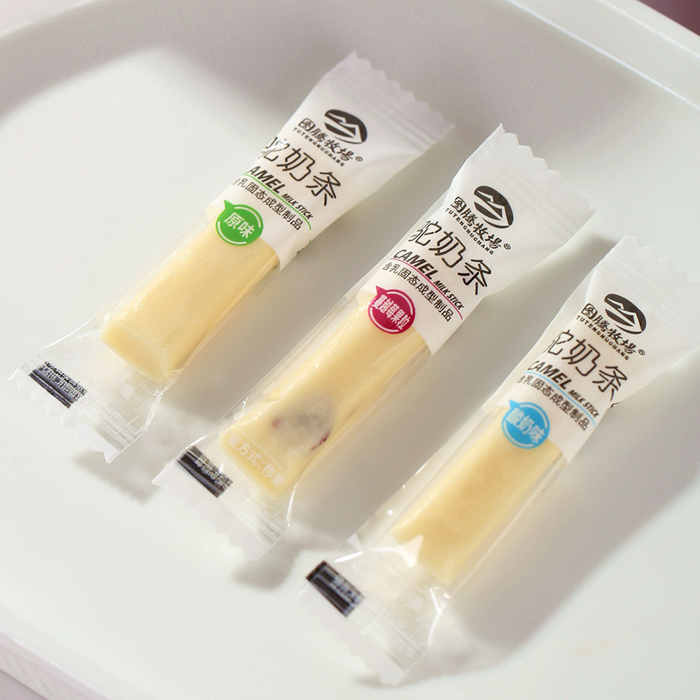 Totem Ranch Camel Milk Bars Mixed Pack Original Yogurt Cranberry Milk Bars Independent Bag 300g