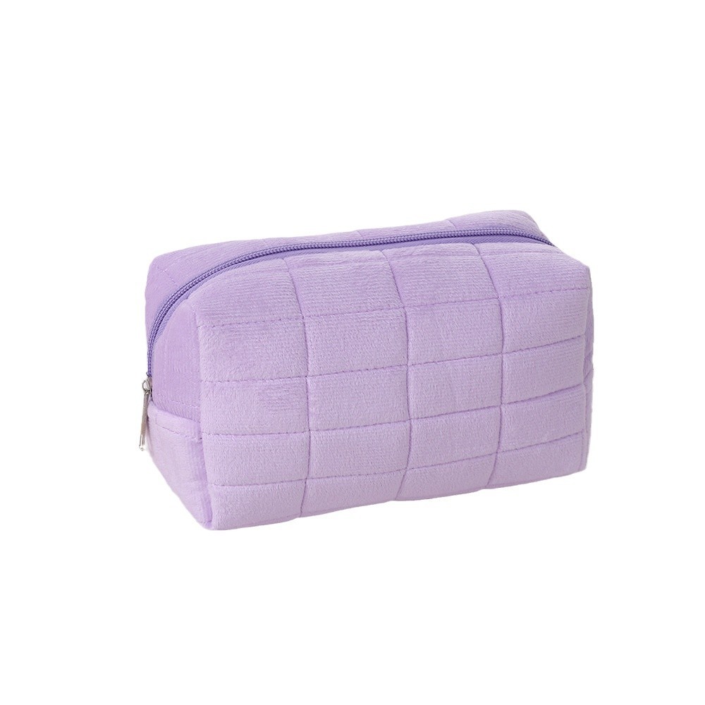 Plush and Cute Cosmetic Bag, Pillow Storage, High-End Large-Capacity Storage Bag, Portable and Good-Looking