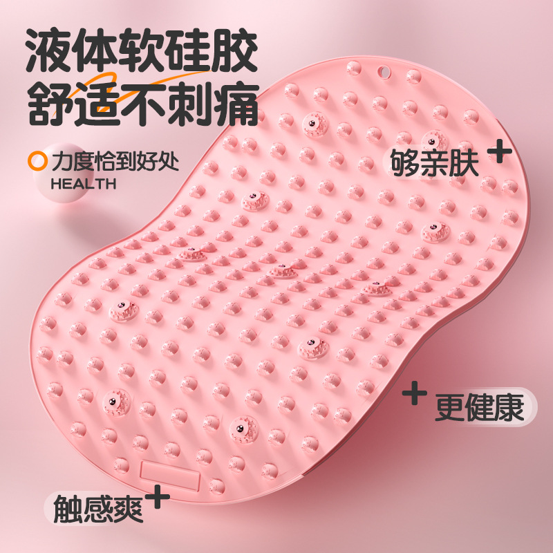 Factory Direct Hair Acupressure Board Foot Massage Mat Jogging Foot Mat Foot Mat Foot Meridian Dredging Enlarged Toe