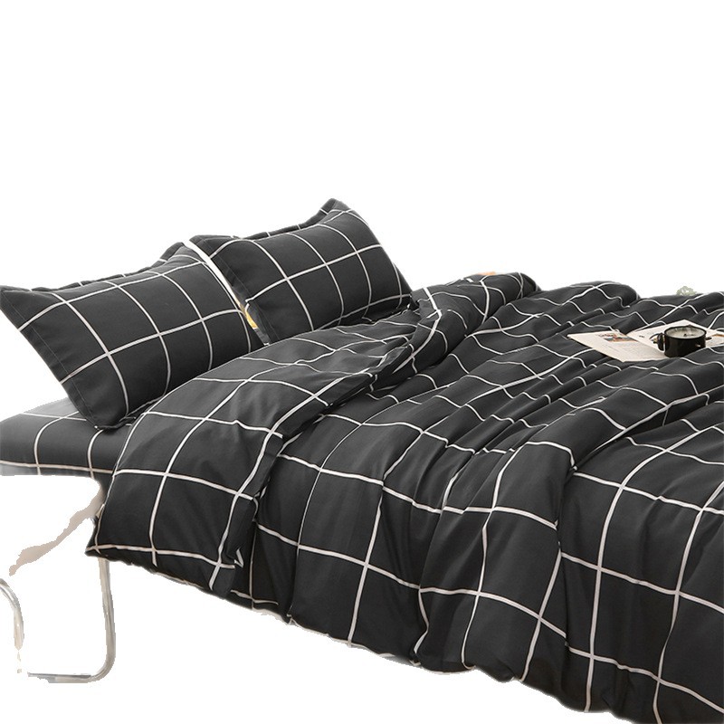 Quilt Cover Single Piece Pure Cotton Single Double Student Dormitory 1.25m 2m Cartoon Quilt Cover Mattress Cover