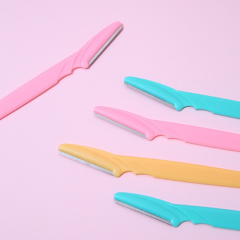 Manufacturer Wholesale Stainless Steel Sharp Eyebrow Trimmer Makeup Eyebrow Razor Razor Eyebrow Trimmer Beauty Tools