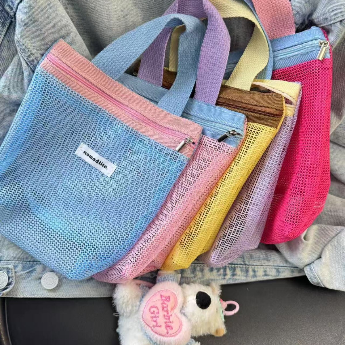 Ins Portable Wash Bag Multifunctional Storage Bag Dopamine Portable Leaching Fitness Swimming Travel Beach Bag