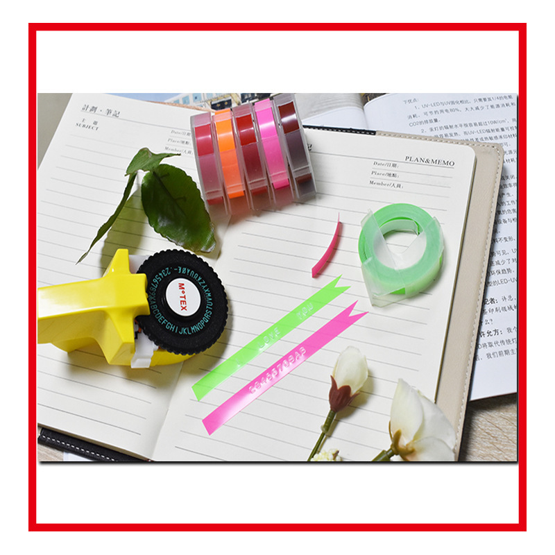Tiktok same style South Korea creative manual printer motex label machine diy digital letter tape sticker typewriter
