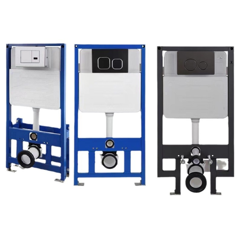 Black embedded toilet hanging water tank wall-mounted toilet wall-mounted water tank hanging toilet self-supporting concealed water tank hidden water tank
